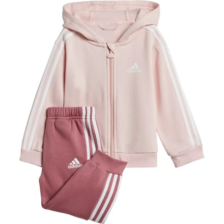 Baby sweatshirt met capuchon en joggingpak set adidas Essentials 3-Stripes
