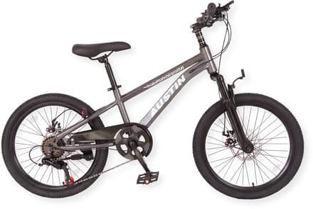 Buxibo - Fiets Austin - Kinder Mountainbike - 7 Versnellingen - 20 Inch - Grijs
