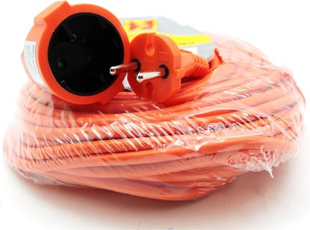 Bellson Verlengsnoer - Oranje - 20 Meter (2 x 1.0 mm²)