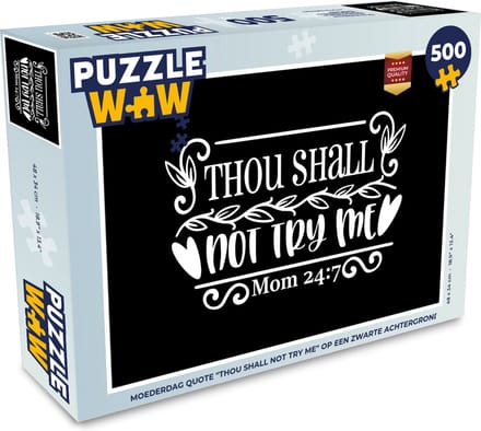 Puzzel Mama - Filosofie - Spreuken - Legpuzzel - Puzzel 500 stukjes