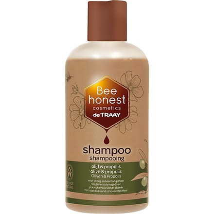 Bee Honest Shampoo Olijf & Propolis 250ML droog