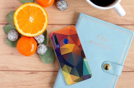 Honor 20 Lite TPU Hoesje Polygon Color