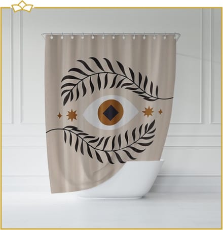 ATTREZZO® Douchegordijn Marc - 150x180 cm
