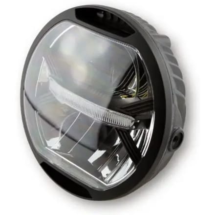 Motorfiets met geleide koplamp Koso Thunderbolt
