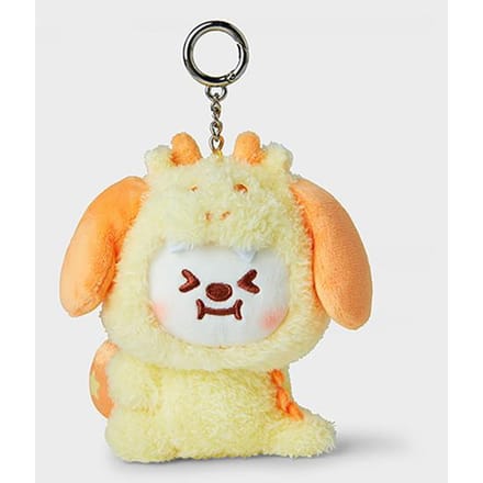 BT21 BABY Nieuwjaar drakenpop sleutelhanger beige