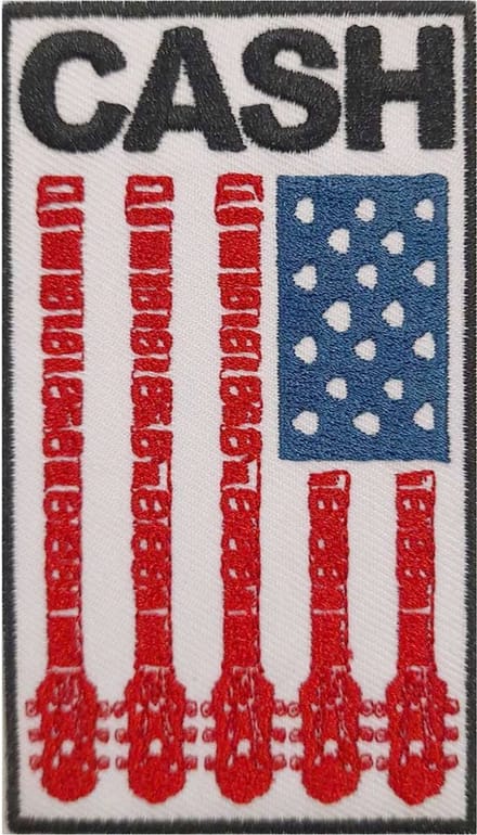 Johnny Cash Patch Flag