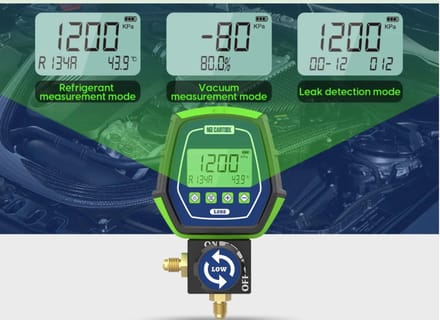 Zuigdruk & Vacuüm meter ideaal voor split airco manometer
