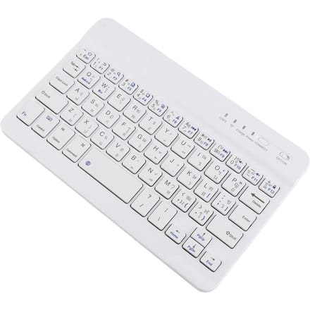 Clavier Bluetooth sans fil de 7 à 8 pouces, avec pieds ciseaux, autonomie de 40 heures