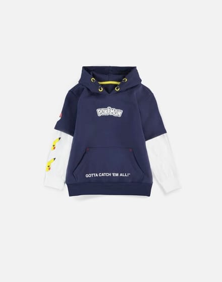 Pokémon Kids - Got Them All Trui met capuchon blauw 98/104