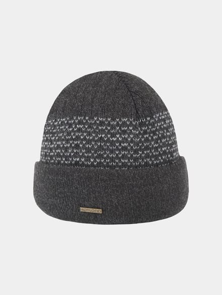 Hatland Wogan No Wind Muts - Heren Mutsen - Anthracite