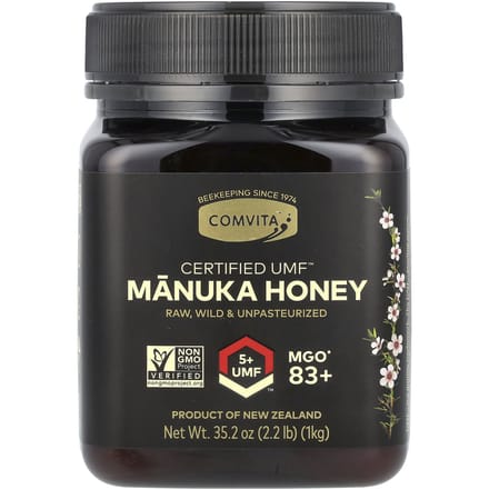 Comvita, Manuka Honing, UMF 5+, MGO 83+, 1 kg (35,2 oz)