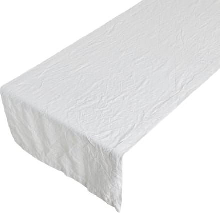 Linen & More - Tafelloper 'Sara' (50cm x 140cm, Silver Grey)