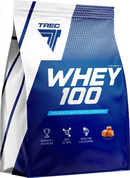 Trec Nutrition Whey 100 (2275g) Salted Caramel - Eiwitten - Wei-eiwit concentraat