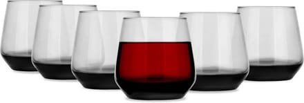 Glasmark Waterglazen - 6x - Midnight collection - 310 ml - glas - drinkglazen