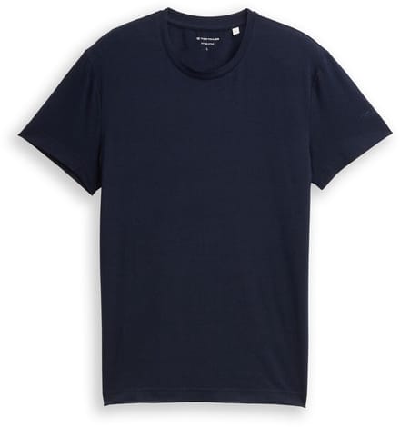 Tom Tailor - Basic getailleerd T-shirt - Maat XXL - sky captain blue