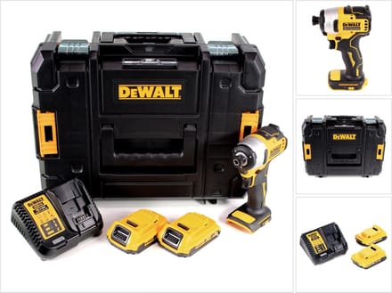 DeWALT DCF809D2T Accu slagschroevendraaier 190Nm 18V XR 2.0Ah in TSTAK