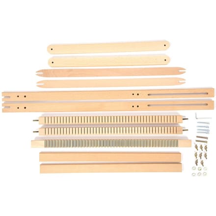 Verstelbaar Weefraam Massief Hout Deken Sjaal DIY Weefgetouw Naaimachine beige