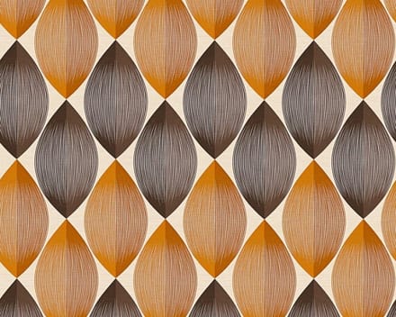 GRAFISCHE BOLLEN BEHANG - Beige Bruin Oranje - AS Creation Adelaide