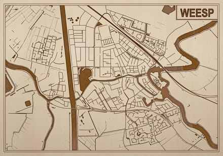 Decoratief Beeld - Houten Van Weesp - Hout - Bekroned - Bruin - 21 X 30 Cm