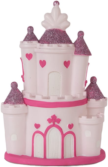 Clayre & Eef Nachtlampje Kind LED 16x11x24 cm Roze Kunststof