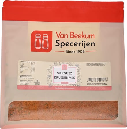 Van Beekum Specerijen - Merguez Kruidenmix - 1 KG (hersluitbare stazak)
