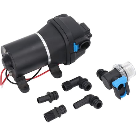 2.7 GPM 17 PSI Pompe à eau haute pression Pompe auto-amorçante Micro pompe à diaphragme à air DC 12V 5A