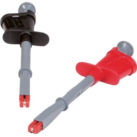 Chauvin Arnoux Grijpklem Krokodilklem CAT IV 1000 V Rood, Zwart