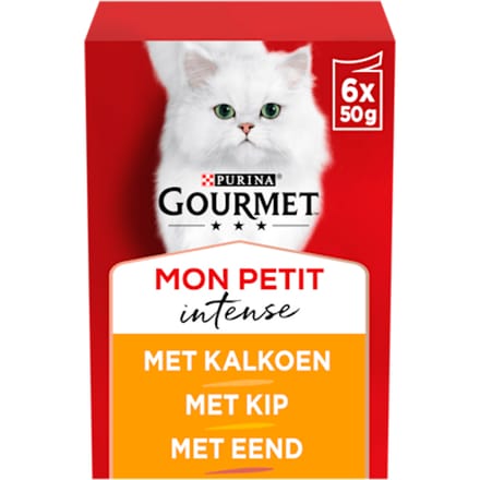 Gourmet Mon Petit - Gevogelte - Kattenvoer - 6 x 50 g