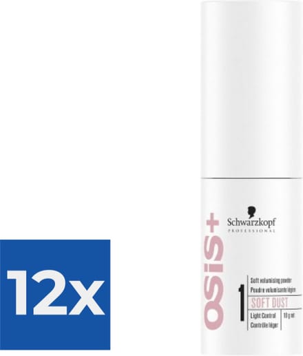 Schwarzkopf OSiS+ Dry Texture Soft Dust - Voordeelverpakking 12 stuks