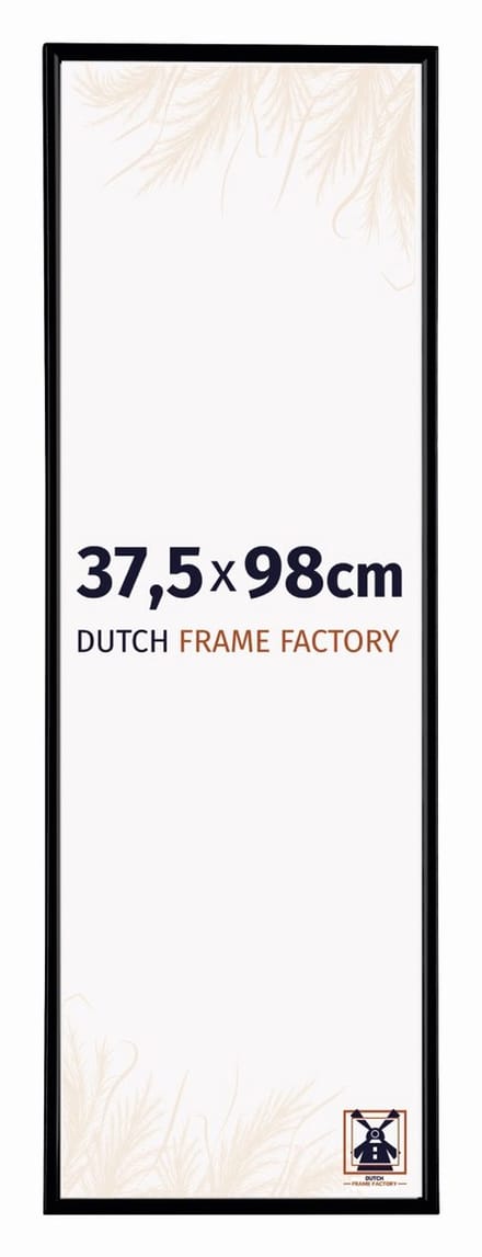 Fotolijst 37,5x98 cm - Kunststof - Zwart Mat - Easy