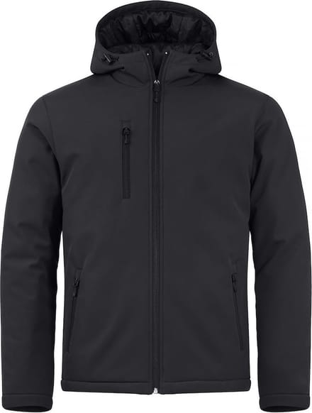 Clique Padded Hoody Softshell 020952 - Zwart - XS