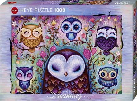 Heye legpuzzel Great Big Owl 1000 stuk dieren kunst puzzel.