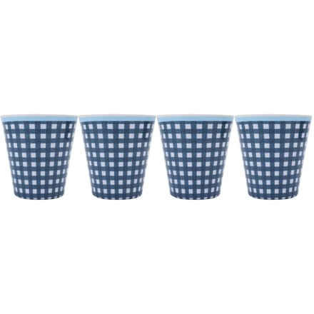 4 stuks/set Originaliteit Melamine Kop Imitatie Porselein Watermok voor Restaurant School gray