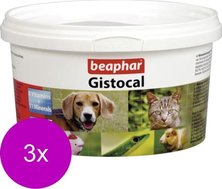 Beaphar Gistocal - Voedingssupplement - Weerstand - 3 x 250 g