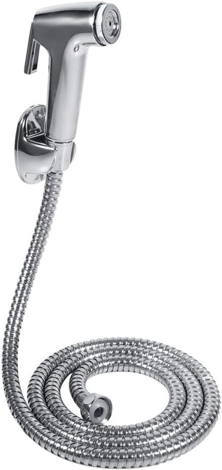 Complete Bidet Douche Set met Handdouche, Houder en Slang - Waterbesparende Badkameraccessoires van RVS