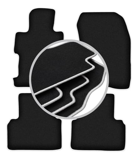 CARLUX-SILVER automatten voor: Honda Civic VIII 4D sedan (2006-2011)