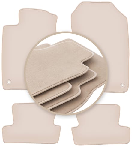 PREMIUM beige vloermatten voor: Honda CR-Z coupé 2010-2016