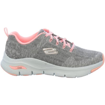 Skechers Arch Fit Comfy Wave Dames Sneakers - Grey/Pink