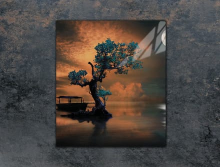 TMK ArtDeko Serie - Snijplank Glas - 45x52 cm - Decoratief - Veilig