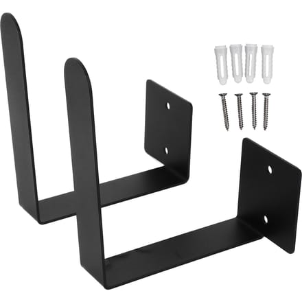 Wand Pan Dekselhouder Roestvrij Hangend Snijplank Opbergrek voor Keukengerei black