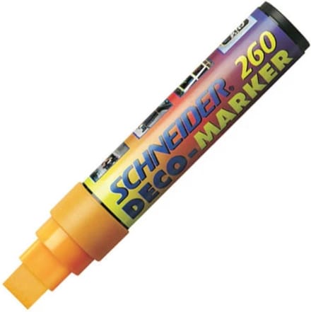 Schneider Deco-Marker Pen 260 Krijt Marker Pen - BRUIN