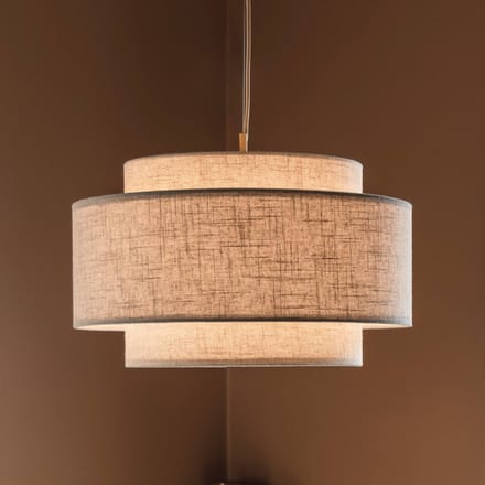 Globen Lighting hanglamp Noah Bouclé, Ø 50 cm, beige