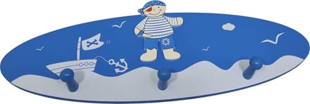 Playwood houten Kapstok piraat met 3 pennen