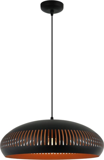 Chericoni Strisce Hanglamp - 1 lichts - Ø52 cm - E27 - Zwart