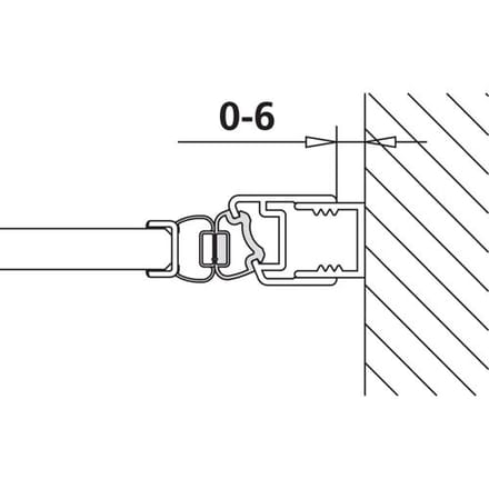 Kermi Pasa replacement magnetic profile up to 200 cm, 6027961