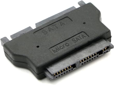 Micro SATA Adapter - Verloopstekker - Opslaguitbreiding - Hoge Snelheid - 11x11 cm