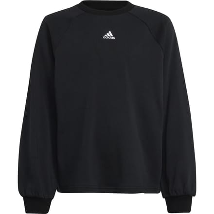 Adidas Jam Crew Sweatshirt Zwart 7-8 Years Meisje