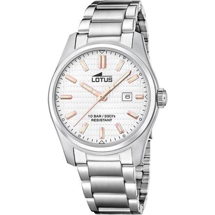 Lotus Casual 19060/1 Acero Clasico Horloge