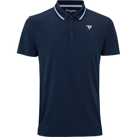 Tecnifibre Team Tech Korte Mouw Poloshirt Blauw M Man