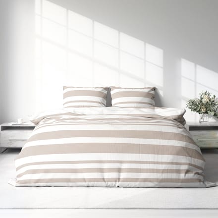 Dekbedovertrek 100% Katoen Premium - 240 x 260 cm - Extra breed - GreigeLines
